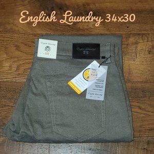English Laundry Men's Straight Leg Pants 34x30